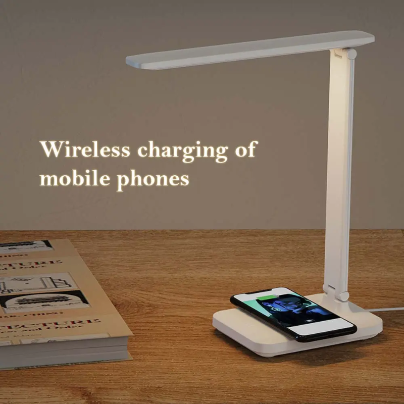 LED Desk Lamp with Wireless Charger